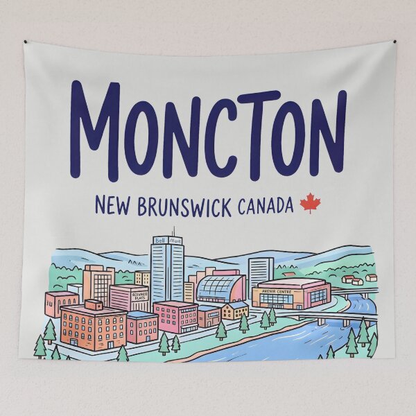 Item preview, Moncton New Brunswick Canada designed and sold by HowToCanadian.