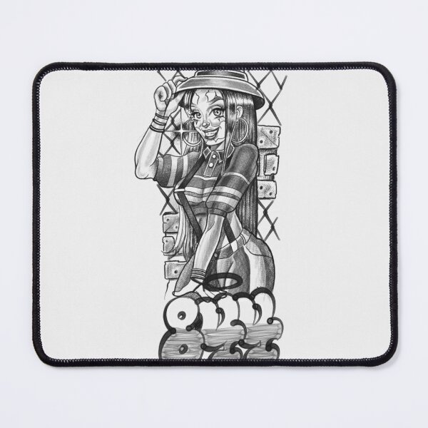 Item preview, Chicana Payasa Girl Urban Tattoo Style Art designed and sold by Prolificreate.