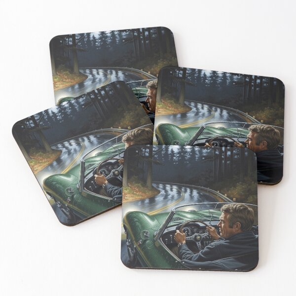 Item preview, Steve McQueen - Midnight Run: Vintage Racing Green Night Drive designed and sold by Art's Diner.