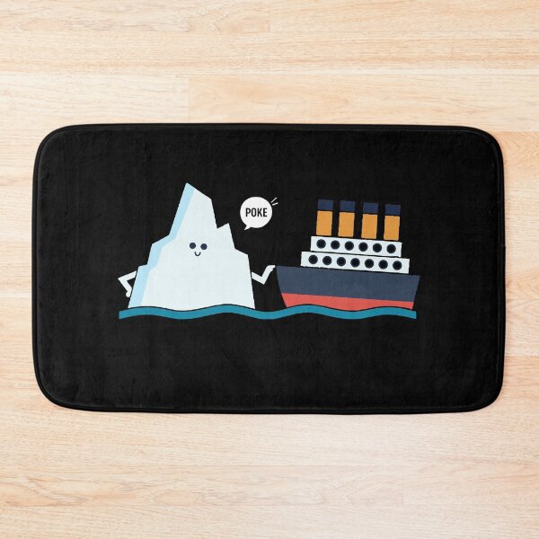 Item preview, Titanic Funny Titanic and Iceberg Poke Parody for Boys Girls designed and sold by farhanhafeez.