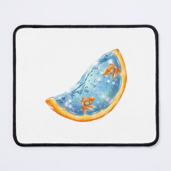 Item preview, Surreal Aquatic Orange Slice Fishbowl designed and sold by NostalgiaOS.
