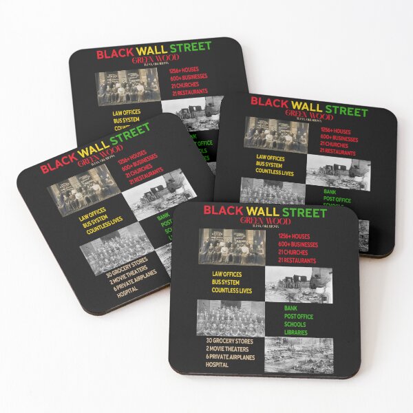 Item preview, Black Wall Street Vintage History Before And After designed and sold by PugPuppyLife.