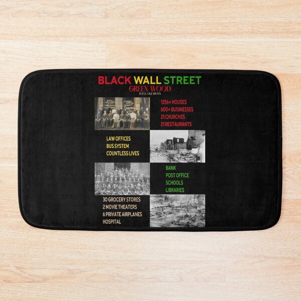 Item preview, Black Wall Street Vintage History Before And After designed and sold by PugPuppyLife.