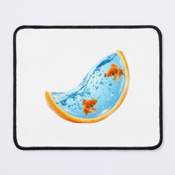 Item preview, Surreal Aquatic Orange Slice Fishbowl designed and sold by NostalgiaOS.