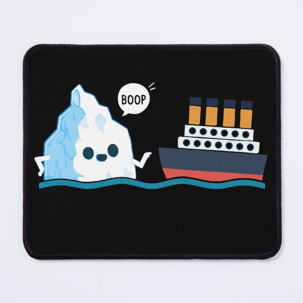 Item preview, Titanic Funny Titanic and Iceberg Boop Parody for Boys Girls designed and sold by farhanhafeez.