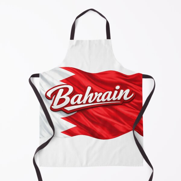 Item preview, Bahrain Waving Flag Typography – Bahraini National Pride Travel Design designed and sold by GarnerSupplyCo.