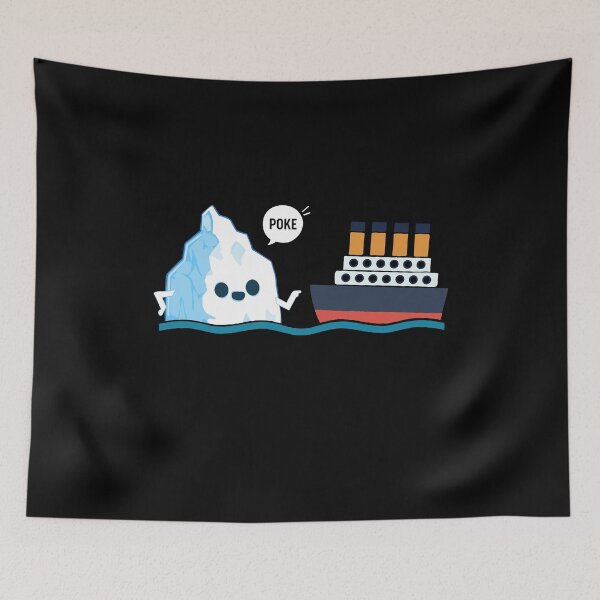 Item preview, Titanic Funny Titanic and Iceberg Boop Parody for Boys Girls designed and sold by farhanhafeez.