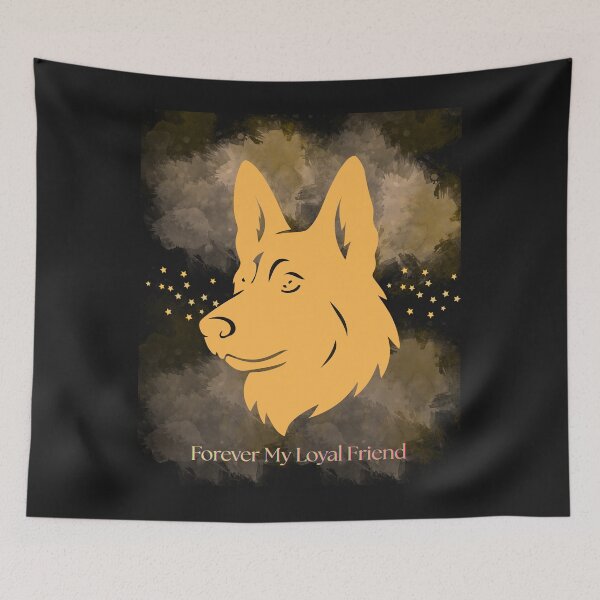 Item preview, German Shepherd Memorial – Forever My Loyal Friend designed and sold by Aquarius-club.