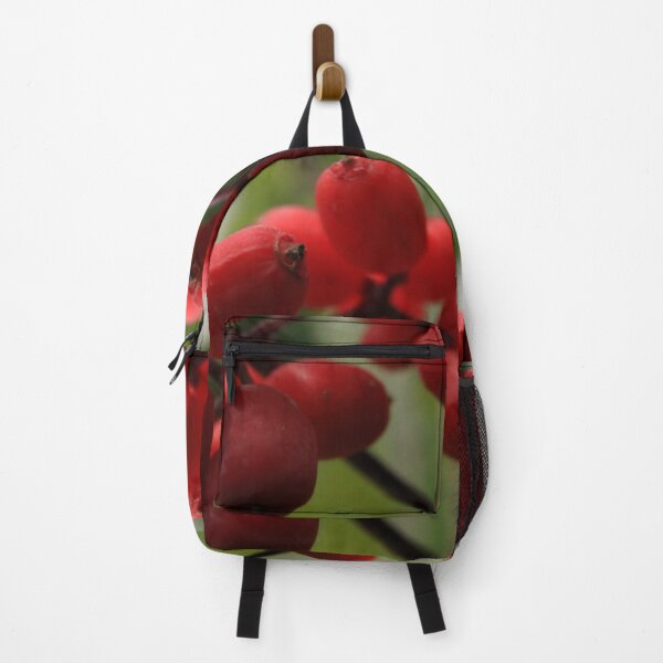 Item preview, Ripe Red Wild Berries Macro – Summer Nature Aesthetic designed and sold by vikko-art.