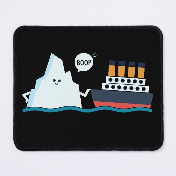 Item preview, Titanic Funny Titanic and Iceberg Boop Parody for Boys Girls designed and sold by farhanhafeez.