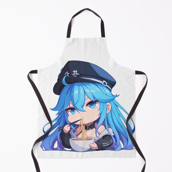 Item preview, Esdeath Akame Ga Kill Kawaii Ramen Chibi Blue Hair Military designed and sold by mildaclairmo.