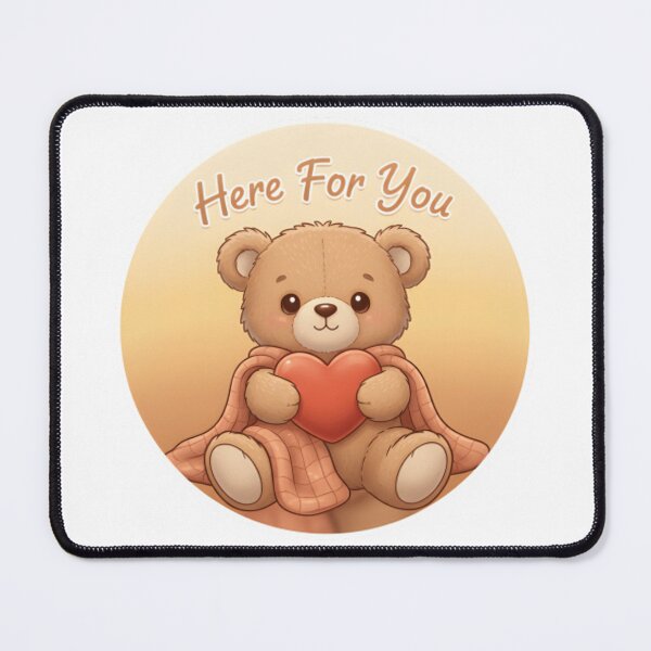 Item preview, Emotional Support Bear Sticker – Here For You Comfort Shirt designed and sold by ZyxDes.