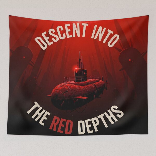 Item preview, iron lung Psychological Horror Submarine T-Shirt | Red Depths Descent designed and sold by Uglyandcute.