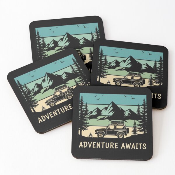 Item preview, Adventure Awaits – Wilderness Camping Design designed and sold by Dogandesighn.