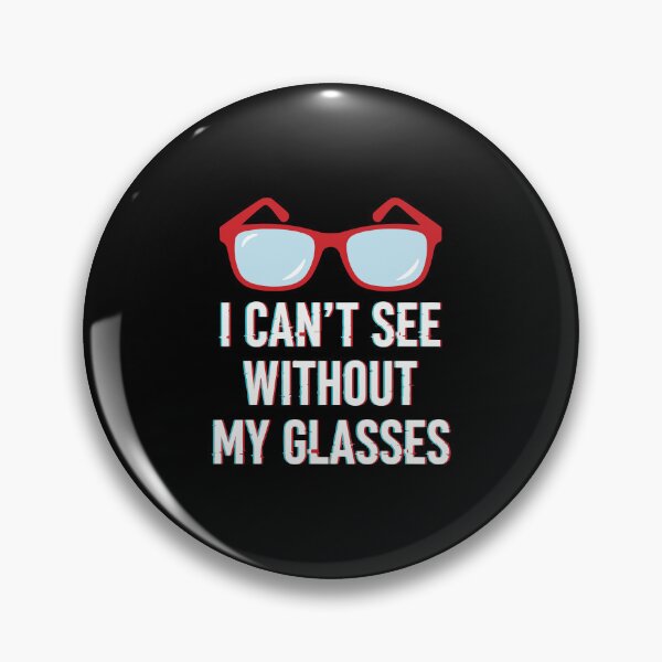 Item preview, Astigmatism Blurry Vision - Funny Glitch Art Red Glasses designed and sold by CrewGifted.