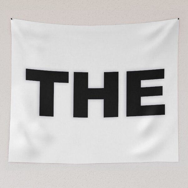 Item preview, THE — Black Minimal Bold Type Statement designed and sold by WORDPAUSE.