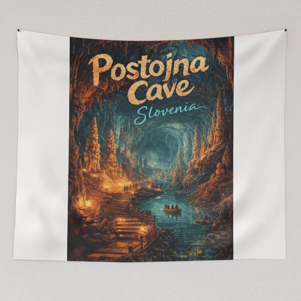Item preview, Postojna Cave Underground River Adventure in Slovenia – Limestone Caverns, Stalactites and Guided Boat Tours designed and sold by Places On Earth.