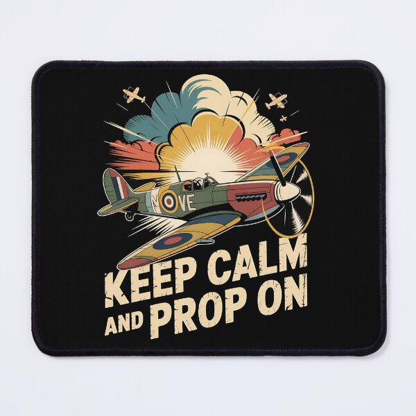 Item preview, WWII fighter plane - Vintage Aircraft - ww2 aircraft - military aviation - Aircraft Dispatcher - Ramp Agent - Turnaround Coordinator - Ramp life – Plane spotter designed and sold by JansenGS.