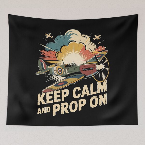 Item preview, WWII fighter plane  - Vintage Aircraft - ww2 aircraft - military aviation - Aircraft Dispatcher - Ramp Agent - Turnaround Coordinator - Ramp life – Plane spotter designed and sold by JansenGS.