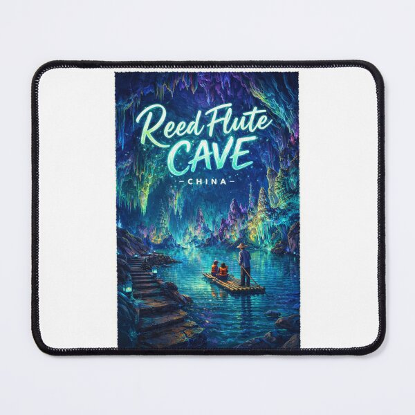 Item preview, Reed Flute Cave in Guilin, China – Limestone Formations and Colorful Reflections in Guangxi Zhuang Region designed and sold by Places On Earth.