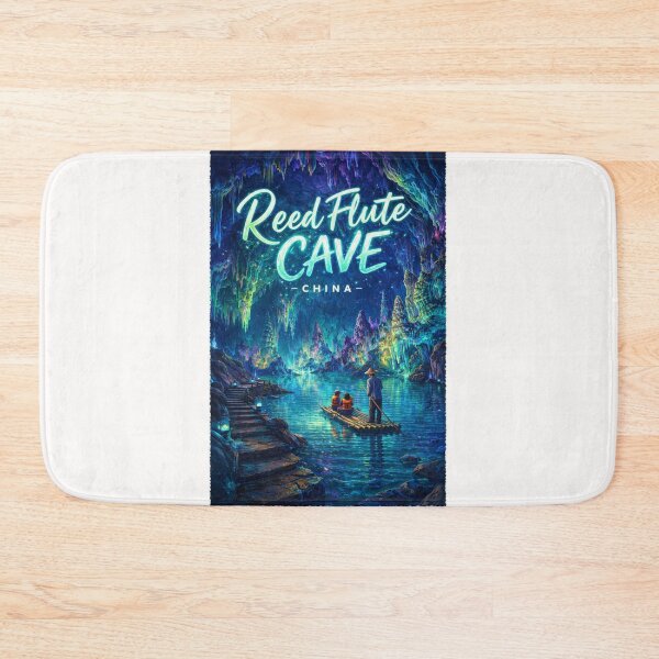 Item preview, Reed Flute Cave in Guilin, China – Limestone Formations and Colorful Reflections in Guangxi Zhuang Region designed and sold by Places On Earth.