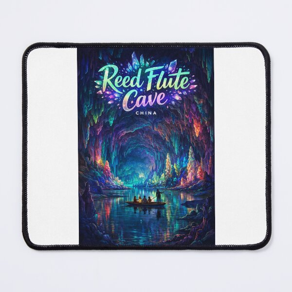 Item preview, Reed Flute Cave Light Show in Guilin, China – Colorful Karst Formations in Guangxi's Subterranean Wonder designed and sold by Places On Earth.