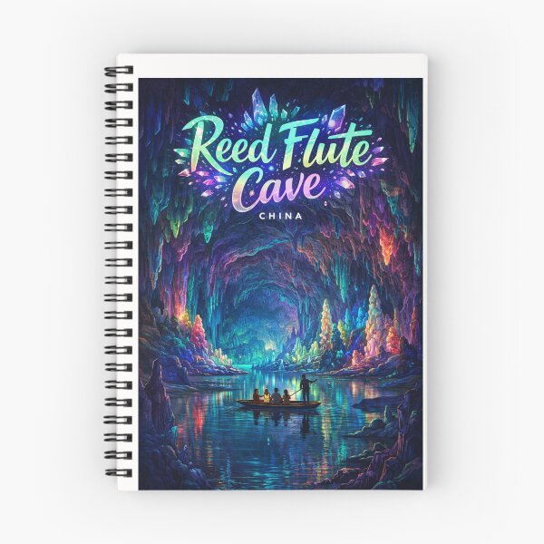Item preview, Reed Flute Cave Light Show in Guilin, China – Colorful Karst Formations in Guangxi's Subterranean Wonder designed and sold by Places On Earth.