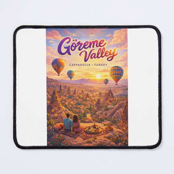 Item preview, Göreme Valley Hot Air Balloons at Sunrise – Cappadocia’s Volcanic Landscape and Cave Dwellings in Turkey designed and sold by Places On Earth.