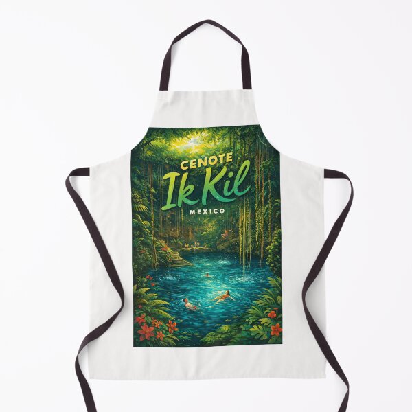 Item preview, Cenote Ik Kil in Yucatán, Mexico – Sacred Mayan Sinkhole Surrounded by Lush Jungle and Hanging Vines near Chichén Itzá designed and sold by Places On Earth.