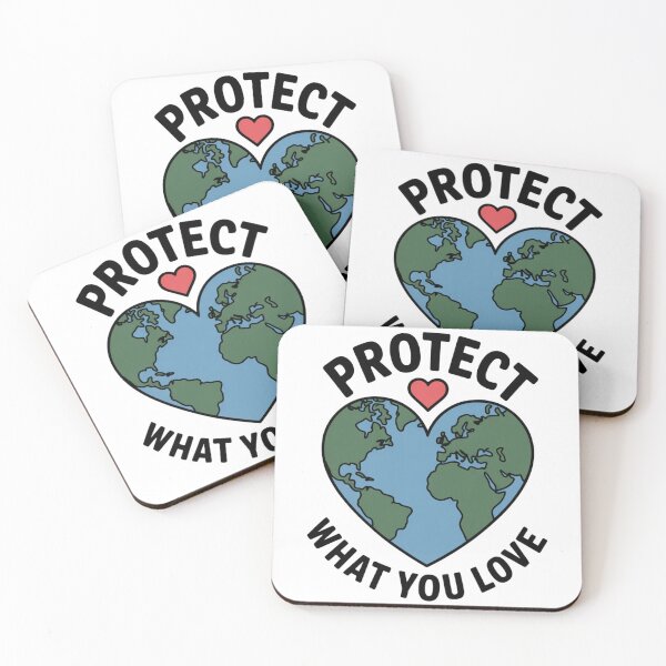 Item preview, Protect What You Love Earth Heart designed and sold by proearth2022.
