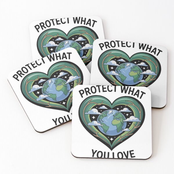 Item preview, Protect What You Love Earth Botanical Heart designed and sold by proearth2022.