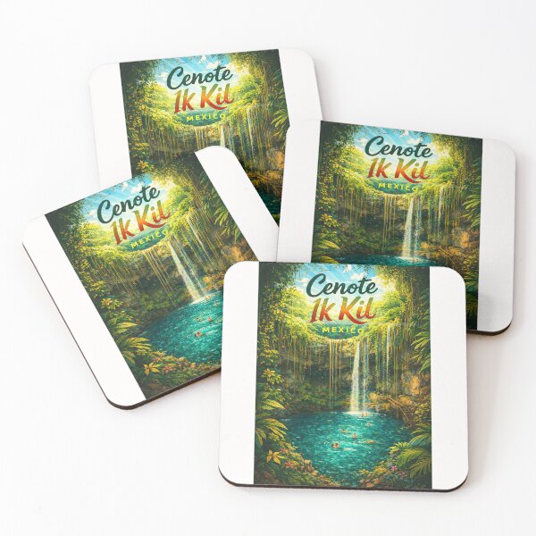 Item preview, Cenote Ik Kil Waterfall View in Mexico’s Yucatán Peninsula – Tropical Sinkhole Near Chichén Itzá and Mayan Heritage Sites designed and sold by Places On Earth.
