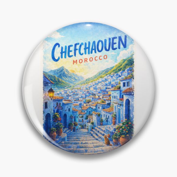 Item preview, Chefchaouen Morocco – The Blue Pearl of the Rif Mountains with Cobblestone Streets and Terraced Alleys designed and sold by Places On Earth.