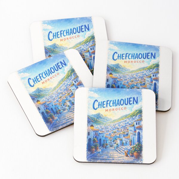 Item preview, Chefchaouen Morocco – The Blue Pearl of the Rif Mountains with Cobblestone Streets and Terraced Alleys designed and sold by Places On Earth.
