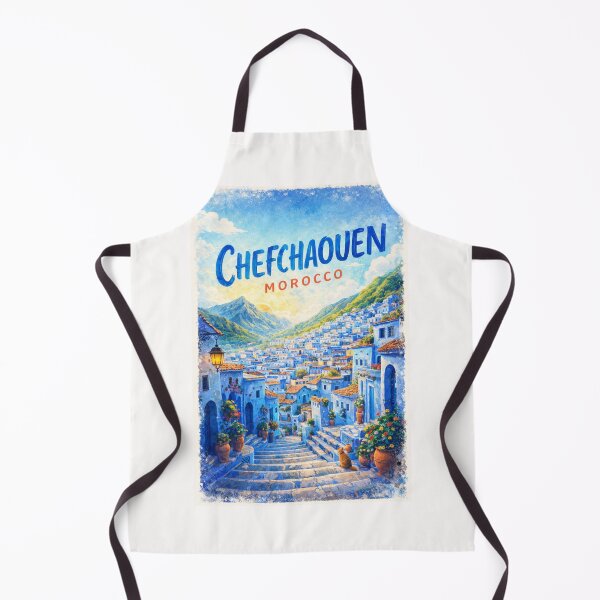 Item preview, Chefchaouen Morocco – The Blue Pearl of the Rif Mountains with Cobblestone Streets and Terraced Alleys designed and sold by Places On Earth.
