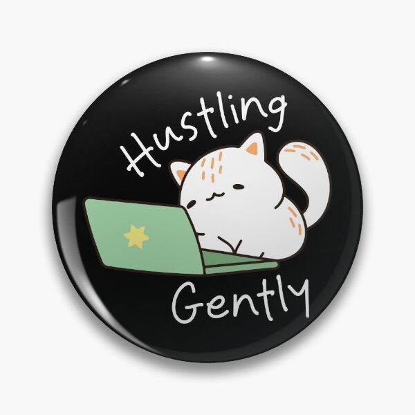Item preview, Hustling Gently - Minimalist Mindfulness & Soft Life Quote designed and sold by Verse & Vibes.