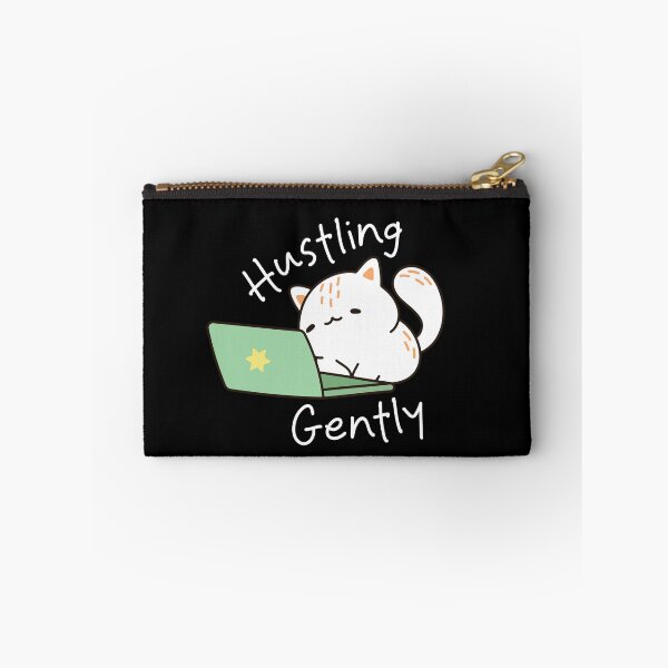 Item preview, Hustling Gently - Minimalist Mindfulness & Soft Life Quote designed and sold by Verse & Vibes.