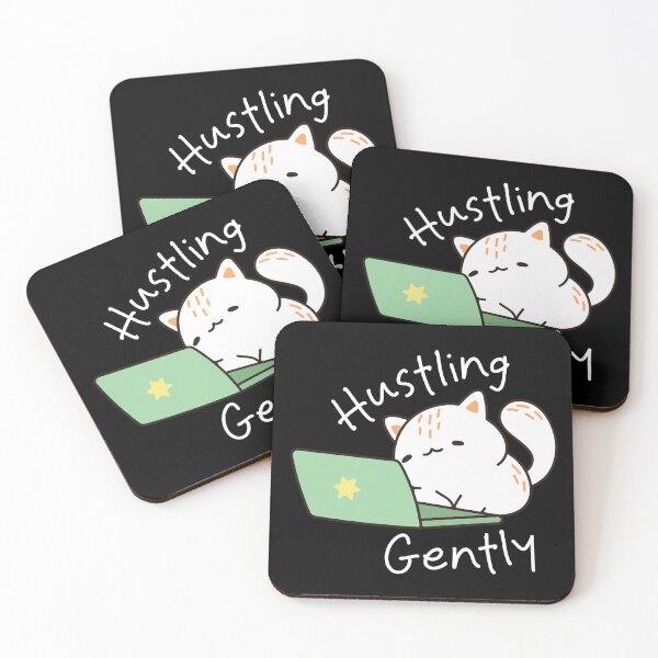 Item preview, Hustling Gently - Minimalist Mindfulness & Soft Life Quote designed and sold by Verse & Vibes.