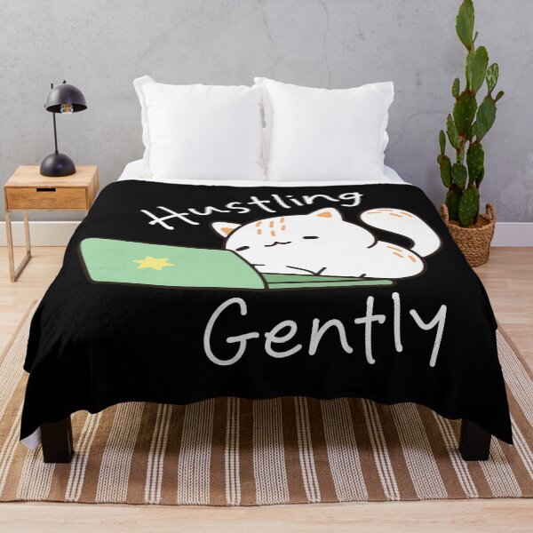 Item preview, Hustling Gently - Minimalist Mindfulness & Soft Life Quote designed and sold by Verse & Vibes.