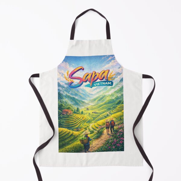 Item preview, Sapa Vietnam – Terraced Rice Fields in the Hoàng Liên Mountains with Hmong Villages and Scenic Hiking Trails designed and sold by Places On Earth.