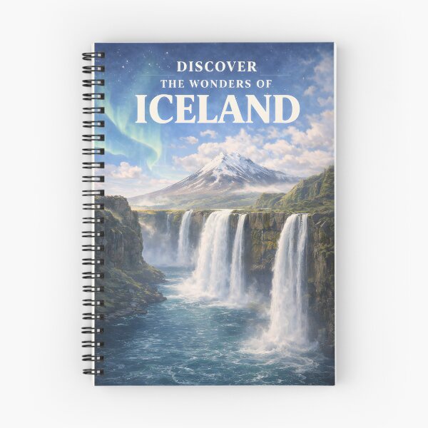 Aperçu de l'œuvre Merveilles de l'Islande créée et vendue par HanaSky Studio.
