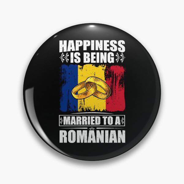 Item preview, Happiness Is Being Married To A Romanian  designed and sold by GabbyKash.
