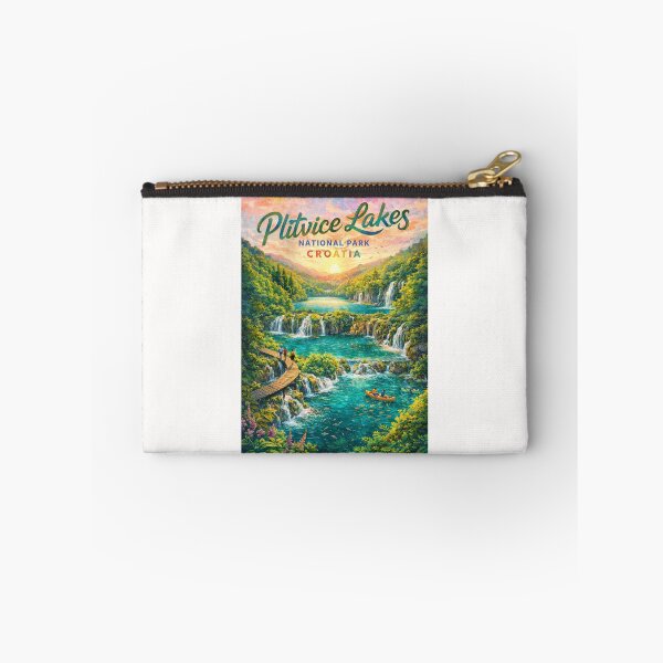 Item preview, Plitvice Lakes National Park in Croatia – Waterfalls, Wooden Walkways, and Turquoise Lakes in a Forested Paradise designed and sold by Places On Earth.