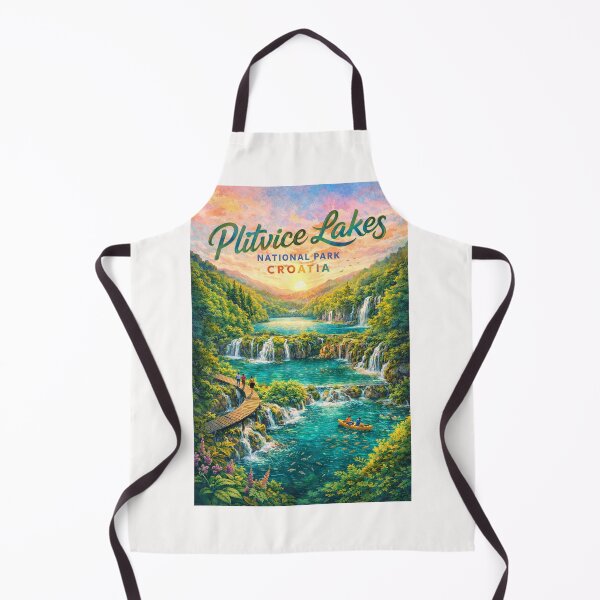 Item preview, Plitvice Lakes National Park in Croatia – Waterfalls, Wooden Walkways, and Turquoise Lakes in a Forested Paradise designed and sold by Places On Earth.