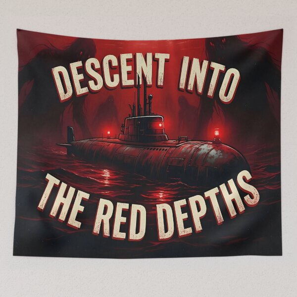 Item preview, iron lung Psychological Horror Submarine T-Shirt | Red Depths Descent designed and sold by Uglyandcute.