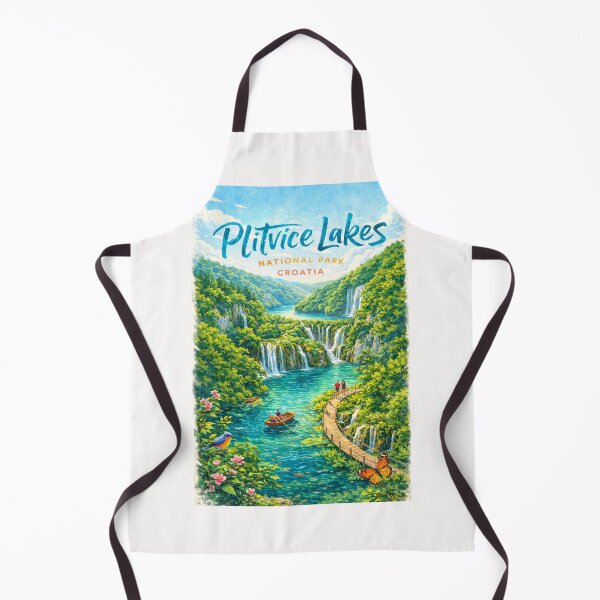 Item preview, Plitvice Lakes Croatia – Waterfall Cascades and Wooden Pathways in Croatia’s Premier National Park and UNESCO Site designed and sold by Places On Earth.