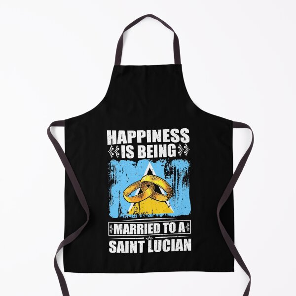 Item preview, Happiness Is Being Married To A Saint Lucian designed and sold by GabbyKash.