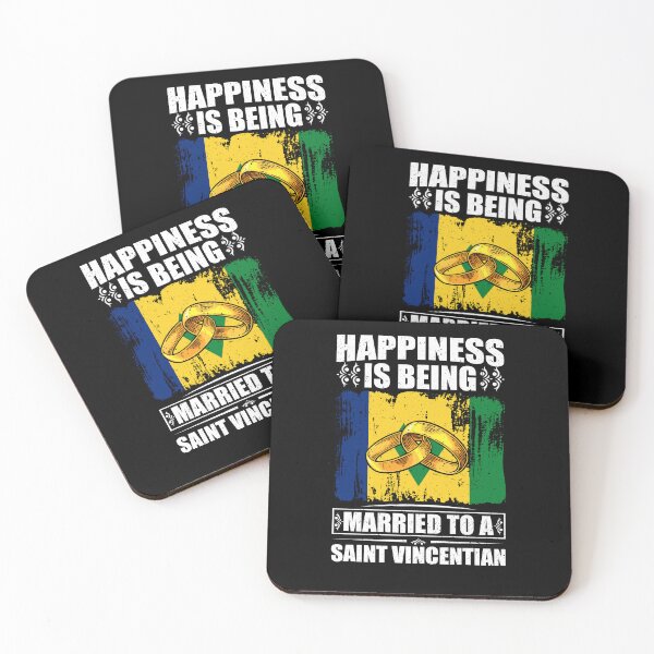 Item preview, Happiness Is Being Married To A Saint Vincentian designed and sold by GabbyKash.