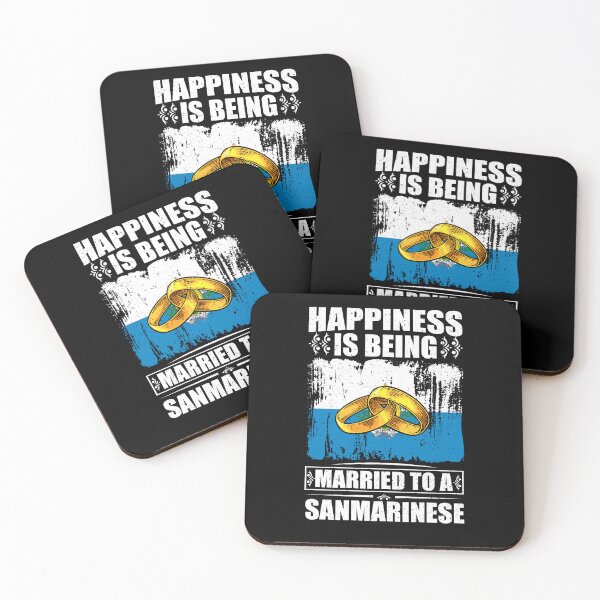 Item preview, Happiness Is Being Married To A Sanmarinese  designed and sold by GabbyKash.