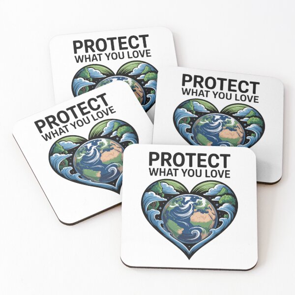 Item preview, Protect What You Love Earth Ocean Heart designed and sold by proearth2022.
